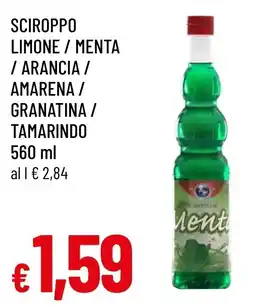 Famila Market Sciroppo menta offerta