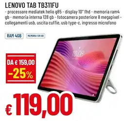 Famila Market Lenovo Tab TB311FU offerta