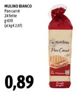 Madis Mulino Bianco Pan Carré offerta