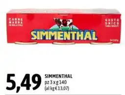 Madis Simmenthal carne magra in gelatina offerta