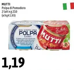 Madis Mutti Polpa di Pomodoro offerta