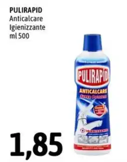 Madis Pulirapid igienizzante anticalcare offerta