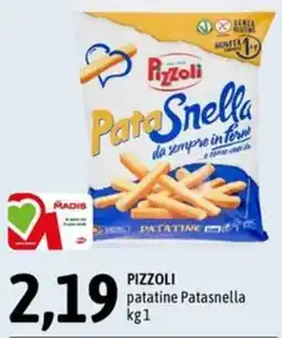 Madis Pizzoli patatine Patasnella offerta