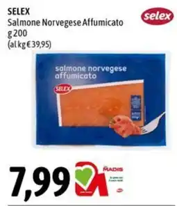 Madis Salmone Norvegese Affumicato Selex offerta