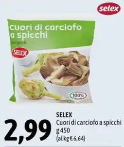 Madis Selex cuori di carciofo a spicchi offerta