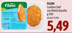 Madis Fileni Cordon Chef con filetti di pollo offerta