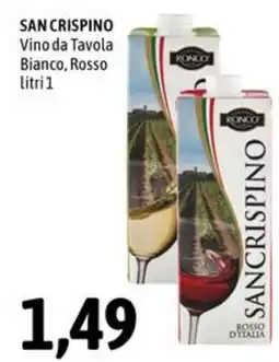 Madis San Crispino Vino da Tavola Bianco, Rosso offerta