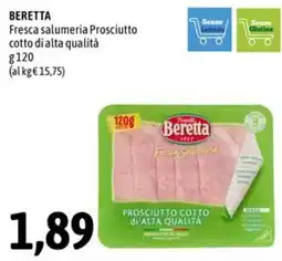 Madis Prosciutto cotto Beretta offerta