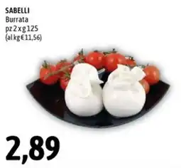 Madis Sabelli Burrata offerta