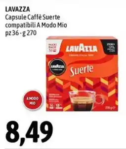 Madis Lavazza Capsule Caffè Suerte offerta