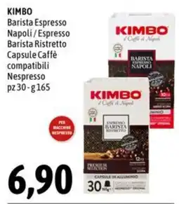 Madis Kimbo Barista Espresso Napoli / Espresso Barista Ristretto offerta