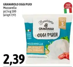 Madis Mozzarella Granarolo offerta