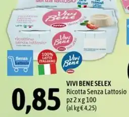 Madis Vivi Bene Ricotta Senza Lattosio offerta