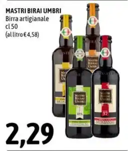 Madis Birra artigianale Mastri Birai Umbri offerta
