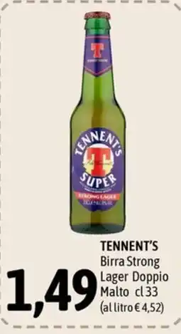 Madis Tennent's Birra Strong Lager Doppio Malto offerta