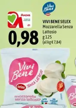 Madis Vivi Bene Selex Mozzarella Senza Lattosio offerta