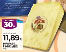 Unicoop Etruria Formaggio da grattugia Gran Castelli offerta