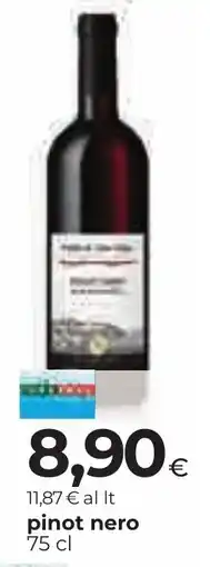 Unicoop Etruria Kellere Bozen Pinot nero offerta
