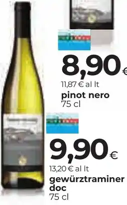 Unicoop Etruria Kellere Bozen gewürztraminer doc offerta