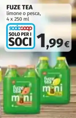 Coop Superstore Fuze Tea limone o pesca offerta
