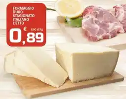 SpesaPiù Supermercati Formaggio duro stagionato italiano offerta