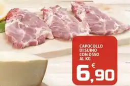 SpesaPiù Supermercati Capocollo di suino con osso offerta