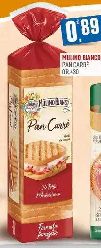 Maxipiù Mulino Bianco Pan Carrè offerta