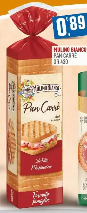 Maxipiù Mulino Bianco Pan Carrè offerta