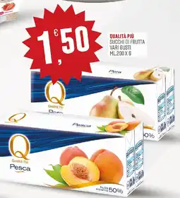 Maxipiù Qualità Più Succhi di Frutta offerta