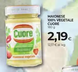 Unicoop Etruria Maionese 100% vegetale Cuore offerta