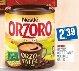 Maxipiù Nestlé Orzoro orzo e caffè solubile offerta