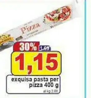 Pewex Exquisa pasta per pizza offerta