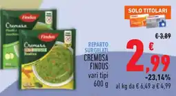 Conad Cremosa Findus offerta