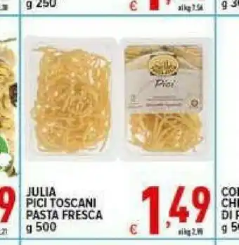 Iper Triscount Pici toscani pasta fresca g 500 offerta