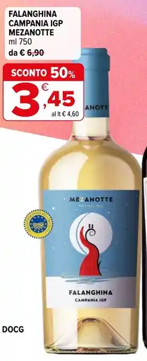 Iperal Falanghina campania igp mezanotte offerta