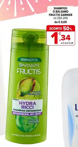Iperal Garnier Fructis Shampoo O Balsamo offerta