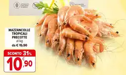 Iperal Mazzancolle tropicali precotte offerta