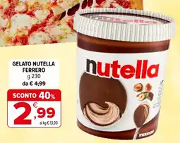 Iperal Gelato Nutella Ferrero offerta