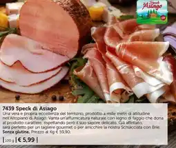 Bofrost Speck di Asiago offerta