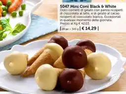 Bofrost Mini Coni Black & White offerta