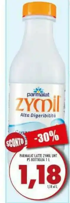Zymil latte parzialmente scremato alta digeribilità senza lattosio 1000 g(ml)