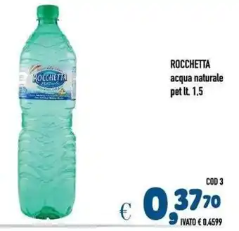 Rocchetta acqua naturale