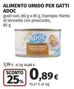 Coop Alimento umido per gatti ADOC offerta