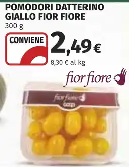 Coop Pomodori datterino giallo fior fiore offerta