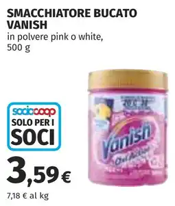 Coop Smacchiatore bucato Vanish offerta
