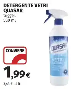 Coop Detergente vetri Quasar offerta