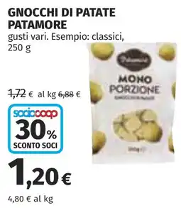 Coop Gnocchi di patate Patamore offerta