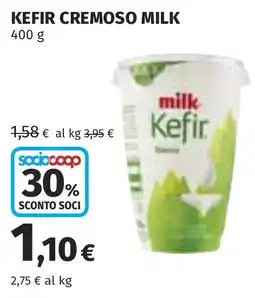 Coop Kefir cremoso milk offerta
