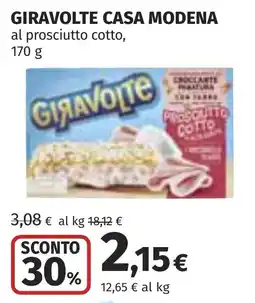 Coop Giravolte casa modena al prosciutto cotto offerta