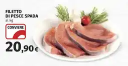Coop Filetto di pesce spada offerta